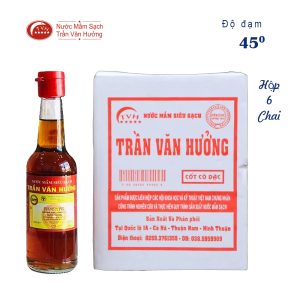 Nước mắm Trần Văn Hưởng 45 Đạm Thùng 6 chai 250ml