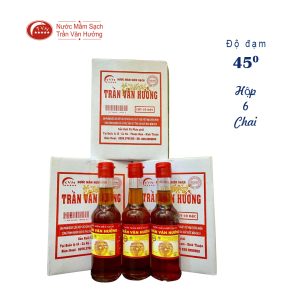 Nước mắm Trần Văn Hưởng 45 Đạm Thùng 6 chai 250ml