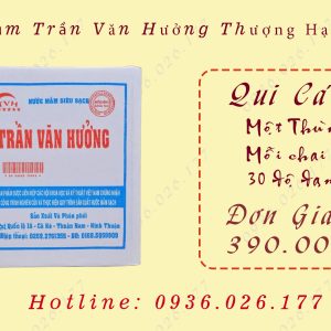 Nước Mắm Trần Văn Hưởng Loại Thượng Hạng – 950ml 30 Độ Đạm (Hộp 6 Chai Nhựa)