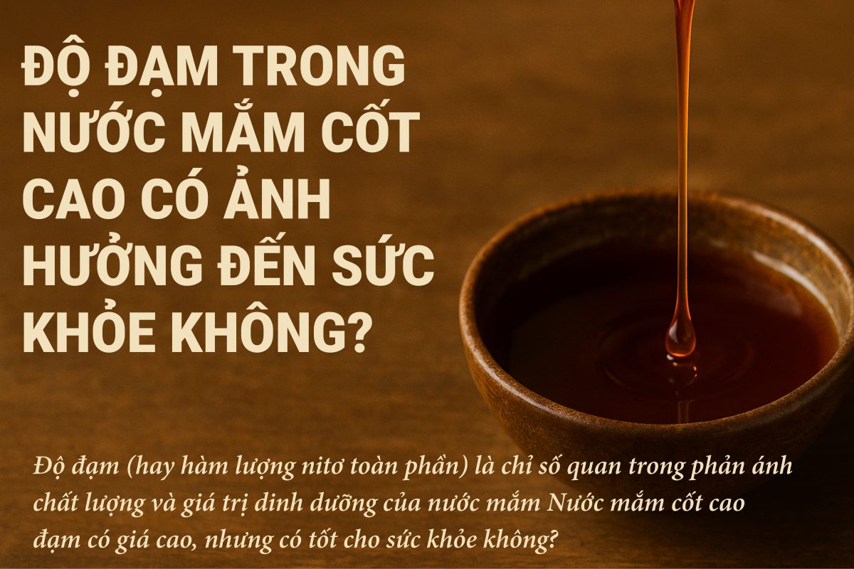 Độ Đạm Trong Nước Mắm Cốt Cao Có Ảnh Hưởng Đến Sức Khỏe Không?